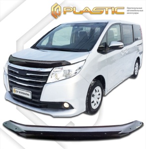 Дефлектор капота Toyota Noah 3 2014-2017 (ZWR80G, ZWR80W, ZRR80G, ZRR80W, ZRR85G, ZRR85W) | черный
