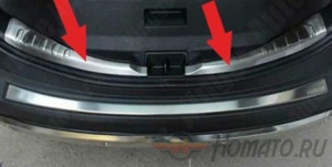 Накладка на проем двери багажника для Toyota RAV4 2013-2014 | 2 части