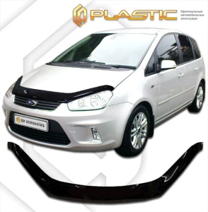 Дефлектор капота Ford C-MAX 2007-2010 | exclusive, черный