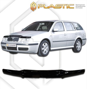 Дефлектор капота Skoda Octavia Tour 1996-2008 (Combi) | черный
