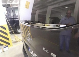 Молдинг стекла крышки багажника для Mercedes Vito W447 2015+ | нержавейка