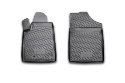 Коврики в салон PEUGEOT Partner 06/2008- (полиуретан серые) / Пежо Патнер