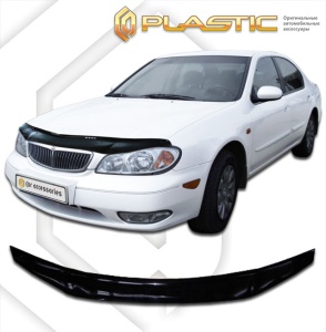 Дефлектор капота Nissan Maxima 1998-2003 (33) | черный