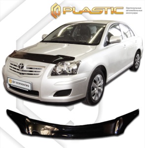 Дефлектор капота Toyota Avensis 2 2003-2008 (T250-T255) | черный