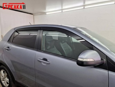 Дефлекторы Ssang Yong Actyon (C200) 2010+/2014+ | из 4 частей, премиум, плоские, 2D