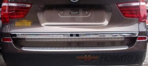 Хром накладка под номером на крышку багажника для BMW X3 F25 2010+/2014+ | с логотипом (ABS)