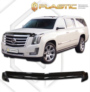 Дефлектор капота Cadillac Escalade 4 2014-2021 | черный
