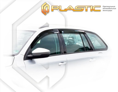 Дефлекторы ветровики Skoda Octavia Combi A7 2013-2016 (5E)