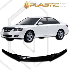 Дефлектор капота Hyundai Sonata 5 NF 2008-2010 | черный