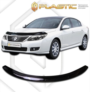 Дефлектор капота Renault Latitude 2010- | черный
