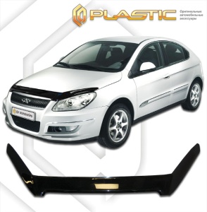 Дефлектор капота Chery M11 2009-2016 | черный