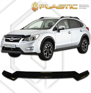 Дефлектор капота Subaru XV 1 2012-2016 | черный