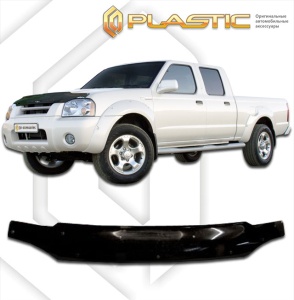 Дефлектор капота Nissan NP 300 I поколение, пикап 2003-2015 | черный
