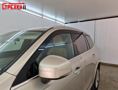 Дефлекторы Volvo XC90 2015+/2025+ | из 6 частей, премиум, плоские, 2D