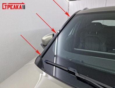 Премиум водостоки дефлекторы лобового стекла Changan CS75 Plus 4 2025+