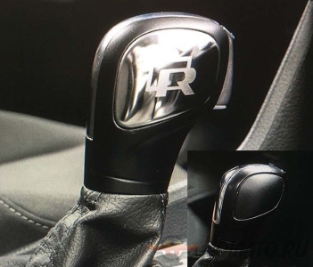Накладка на ручку АКПП R-Line для VW Tiguan 2017+ / Passat (B8) 2015+ | 2 части, нержавейка