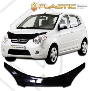 Дефлектор капота Kia Picanto 1 2007 | черный
