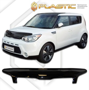 Дефлектор капота Kia Soul 2 2014-2017 | черный