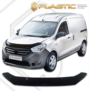 Дефлектор капота Renault Dokker 2012- | черный