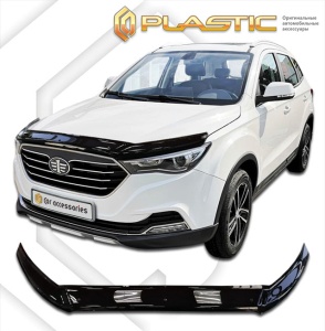 Дефлектор капота FAW Besturn X40 2016- (D181) | черный