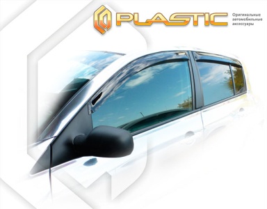 Дефлекторы ветровики Renault Megane 2 хэтчбек 2003-2006 (BM)