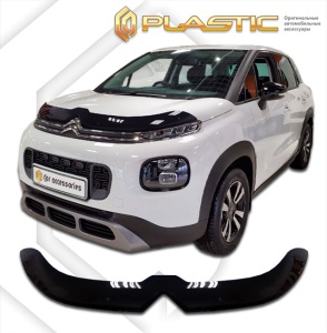 Дефлектор капота Citroen C3 Aircross 2017- | черный