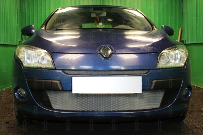 Защита радиатора для Renault Megane 3 (2009-2012) дорестайл | Стандарт