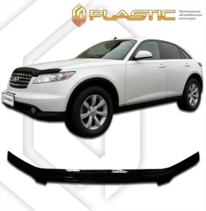 Дефлектор капота Infiniti FX35 2003-2008 | черный