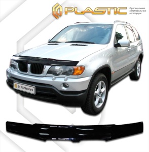 Дефлектор капота BMW X5 1999-2004 (E53) | черный