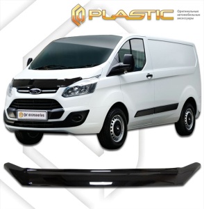 Дефлектор капота Ford Tourneo Custom 2012-2017 (M1 LRF) | черный