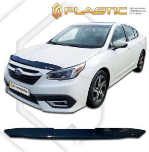 Дефлектор капота Subaru Legacy 7 седан 2019-2022 (BW) | черный