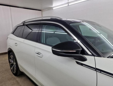 Дефлекторы Volkswagen Tavendor | с хром молдингом, из 6 частей, премиум, плоские, 2D