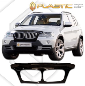 Дефлектор капота BMW X5 2007-2013 | exclusive, черный