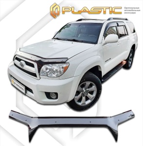 Дефлектор капота Toyota 4Runner 4 2005-2009 (GRN210, GRN215, UZN2010, UZN215) | exclusive, черный