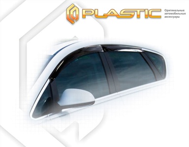 Дефлекторы ветровики Opel Astra хэтчбек 5D 2009-2015 (J)