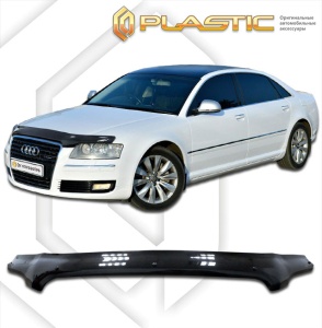 Дефлектор капота Audi A8 L 2005-2010 | черный