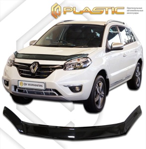Дефлектор капота Renault Koleos 1 2013-2016 | черный