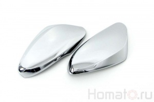 Хром накладки зеркал с П/П для Hyundai Solaris/Elantra MD