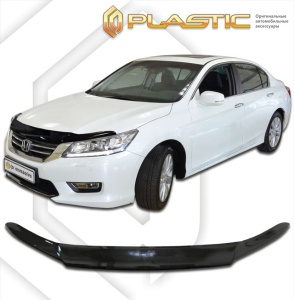 Дефлектор капота Honda Accord 9 2012-2016 (CR2) | черный