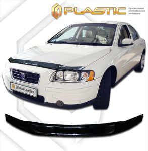 Дефлектор капота Volvo S60 2000-2010 | черный