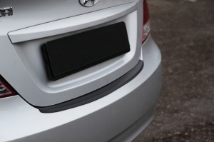 Накладка на задний бампер для Hyundai Solaris седан 2010-2014 | шагрень