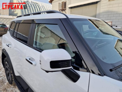 Дефлекторы Jetour T1 | из 6 частей, премиум, плоские, 2D