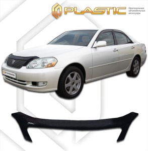 Дефлектор капота Toyota Mark-2 2000-2002 (X110) | черный