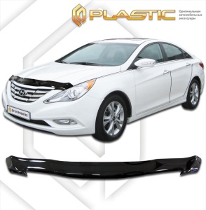 Дефлектор капота Hyundai Sonata 6 2011-2013 | черный