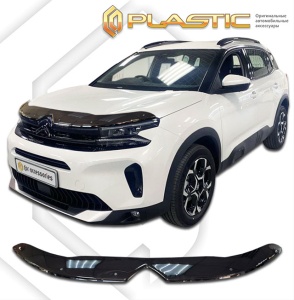 Дефлектор капота Citroen C5 Aircross рестайлинг 2022- | черный