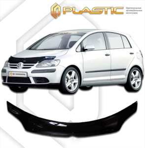 Дефлектор капота Volkswagen Golf Plus 2005-2009 | exclusive, черный