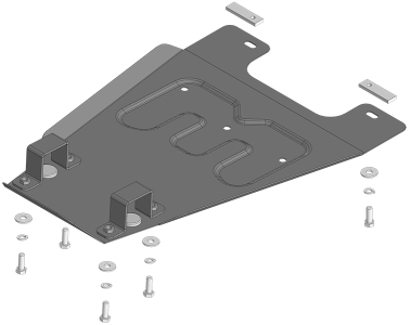 Защита картера Sollers SF1 | КПП, 2 мм, сталь | MOTODOR | 78704