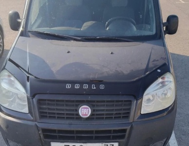 Дефлектор капота мухобойка FIAT DOBLO (2005-2009; рестайлинг)