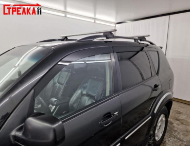 Дефлекторы SsangYong Rexton 1 2003-2007 | из 6 частей, премиум, плоские, 2D