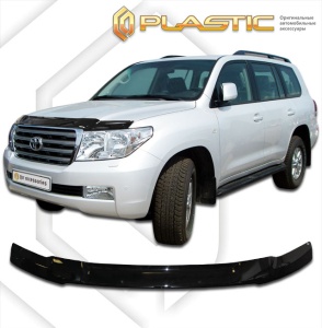 Дефлектор капота Toyota Land Cruiser 200 2012-2015 | черный